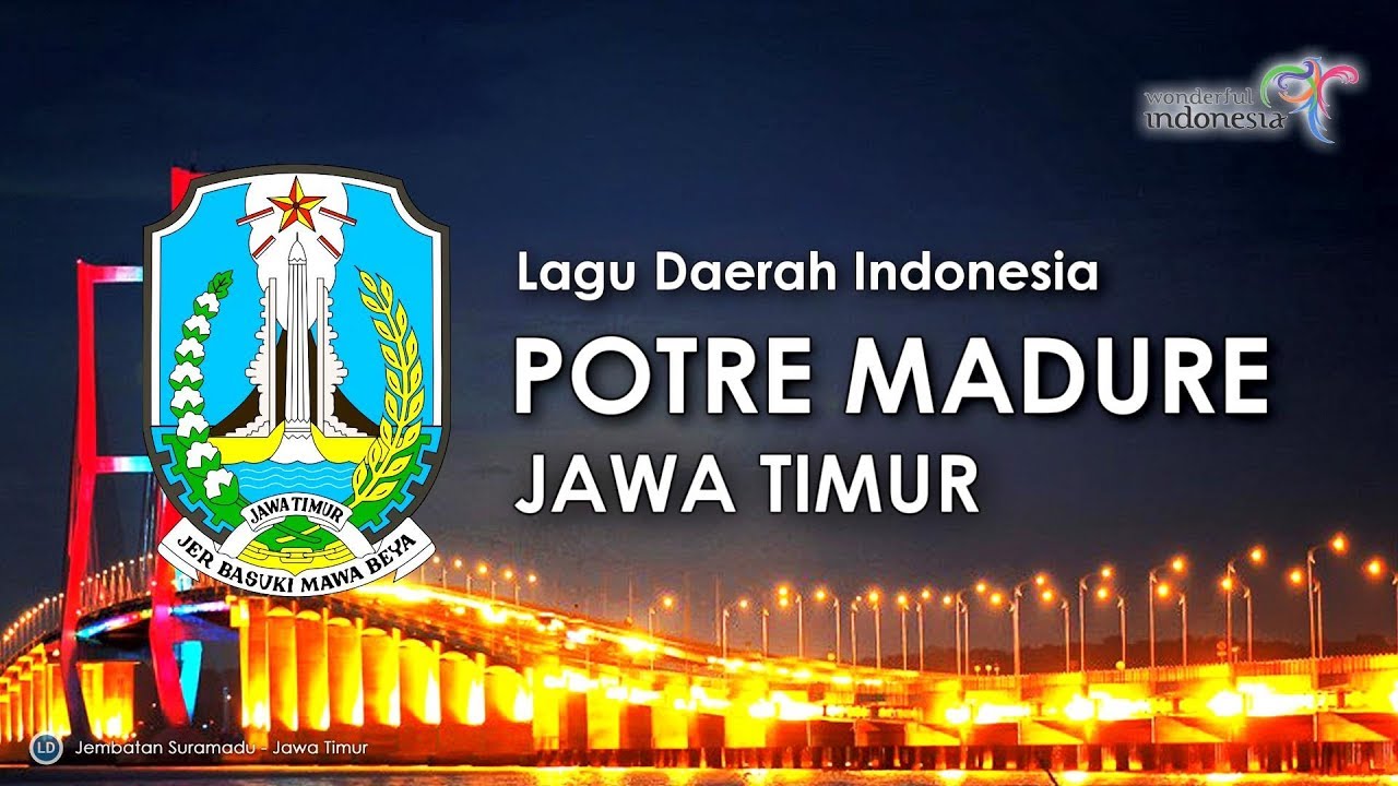 Potre Madure - Lagu Daerah Jawa Timur (dengan Lirik)