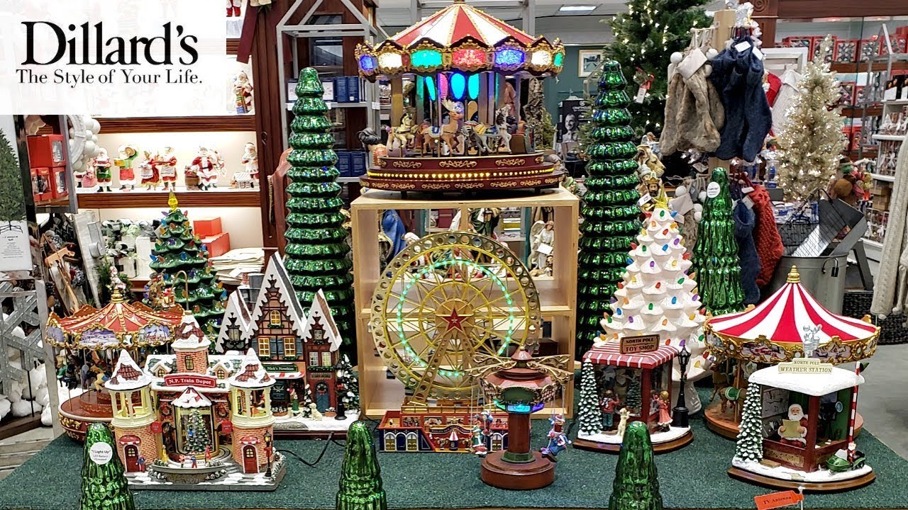 DILLARD'S BEAUTIFUL CHRISTMAS DECOR SHOP WITH ME 2018