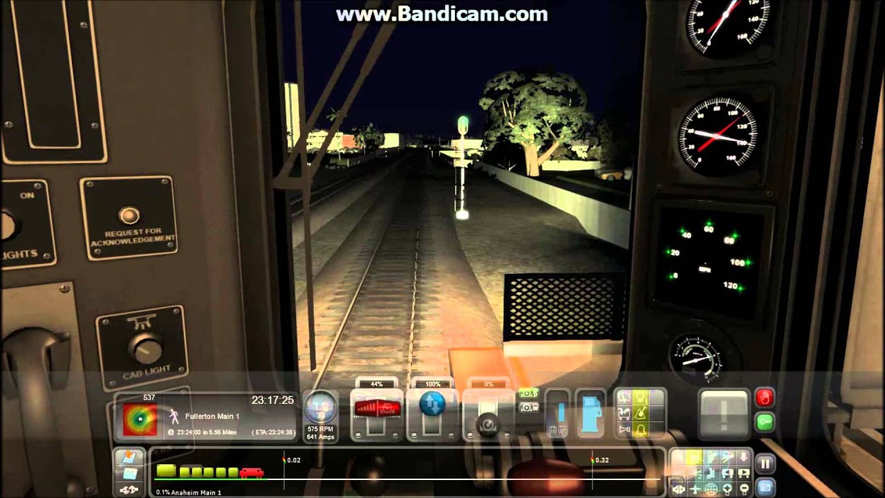 Train Simulator 2014 HD EMD F59PHi Pacific Surfliner - Night Train to LA Scenario