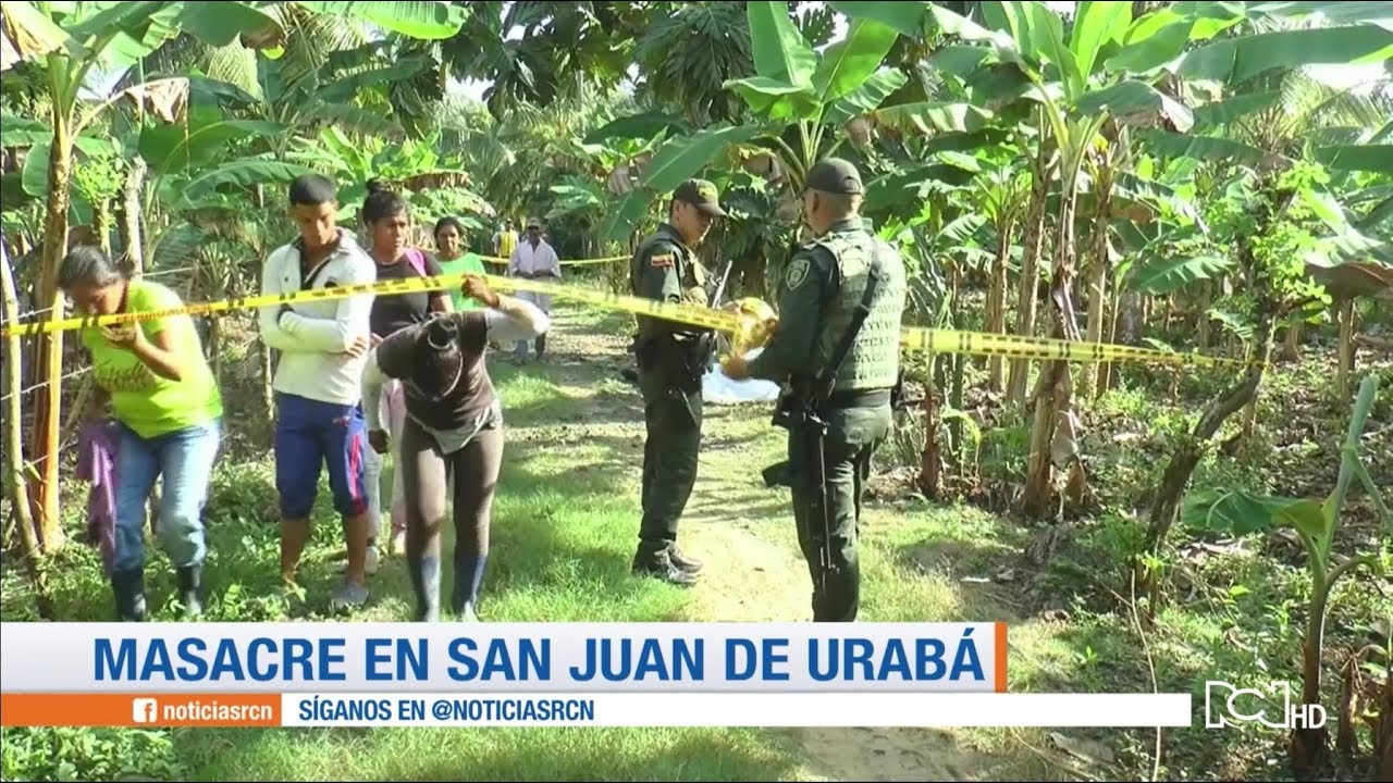 Masacre de una familia en San Juan de Urabá
