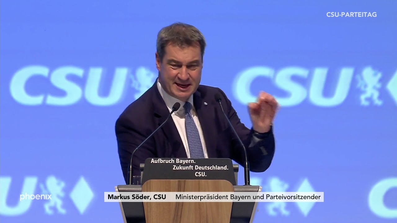 CSU-Parteitag: Rede von Parteichef Markus Söder