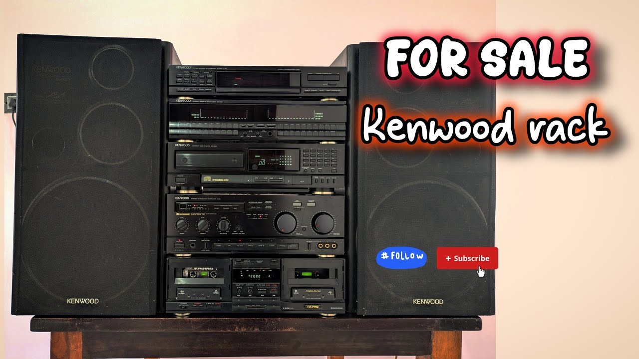 Kenwood rack music system for sale | #music #audiosystem 