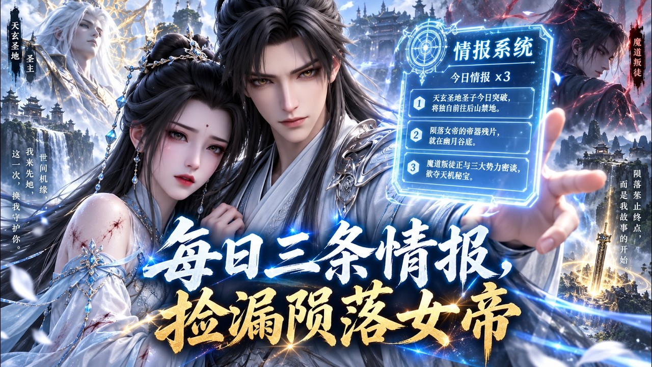 MultiSub🔥穿越玄幻世界，觉醒天机情报系统！别人苦修悟道、盲目寻宝！叶枫每日三条情报，机缘尽收眼底! | 熱播全集 #ai #anime #動漫