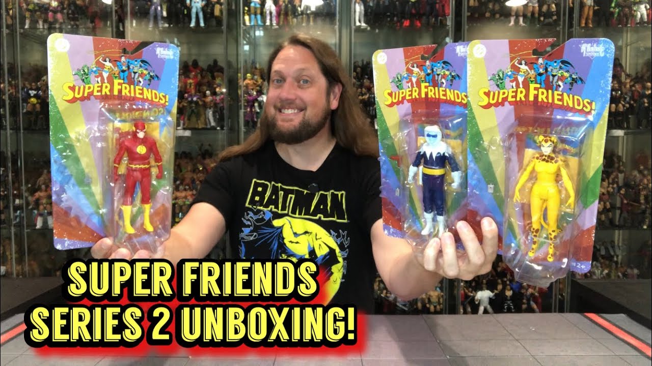 Super Friends Cheetah, Captain Cold & The Flash McFarlane DC Unboxing & Review!
