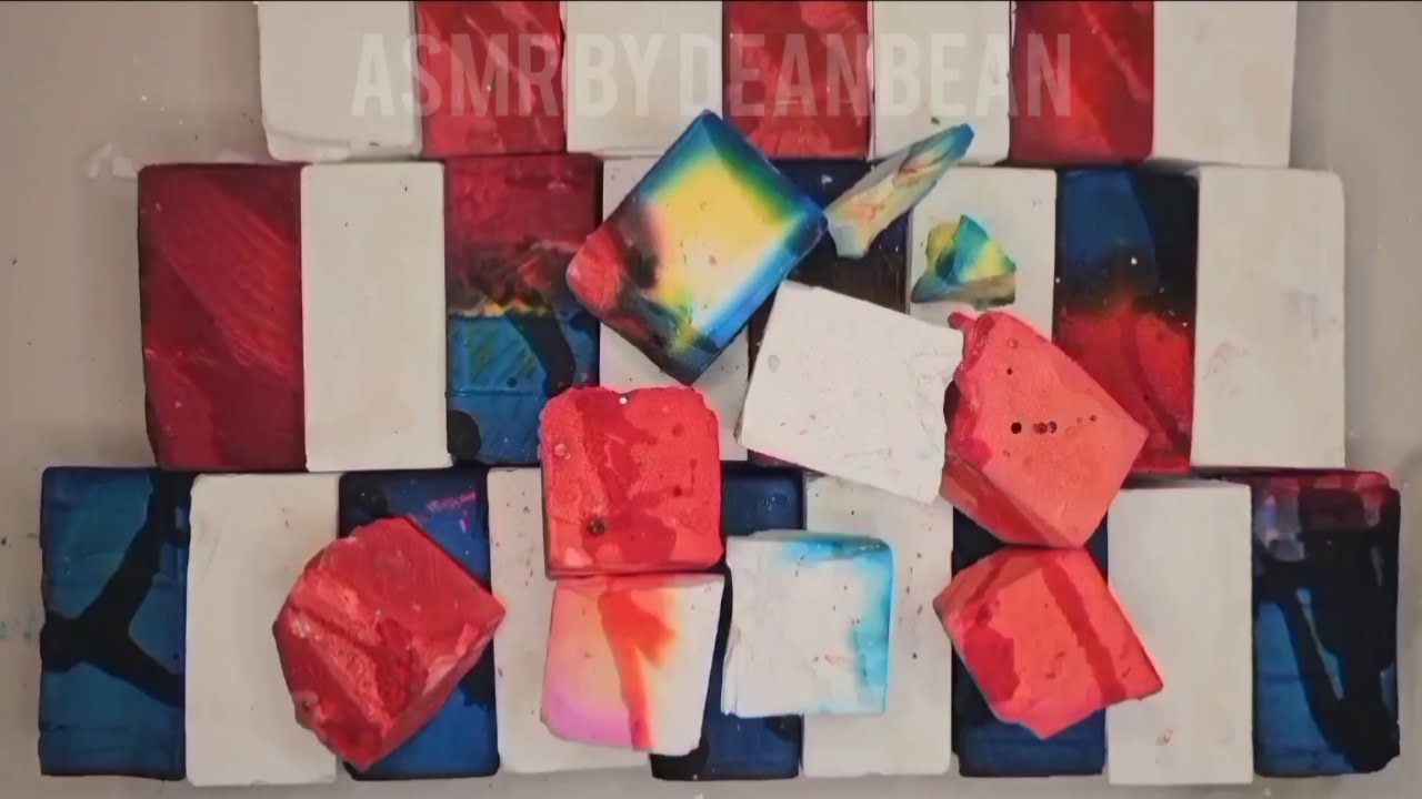 DIP DYED HALF BLOCKS | ASMR | SO SATISFYING