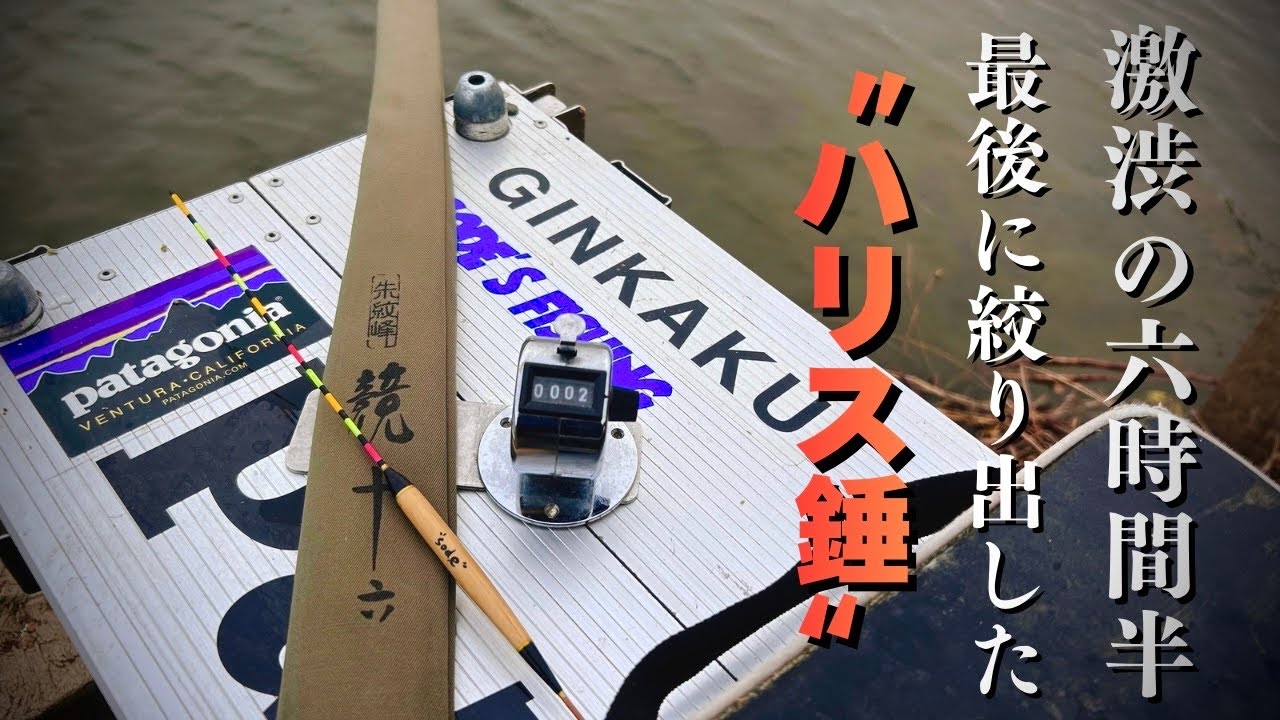 市野川激渋・・・。がラストに‼️【ヘラブナ釣り】