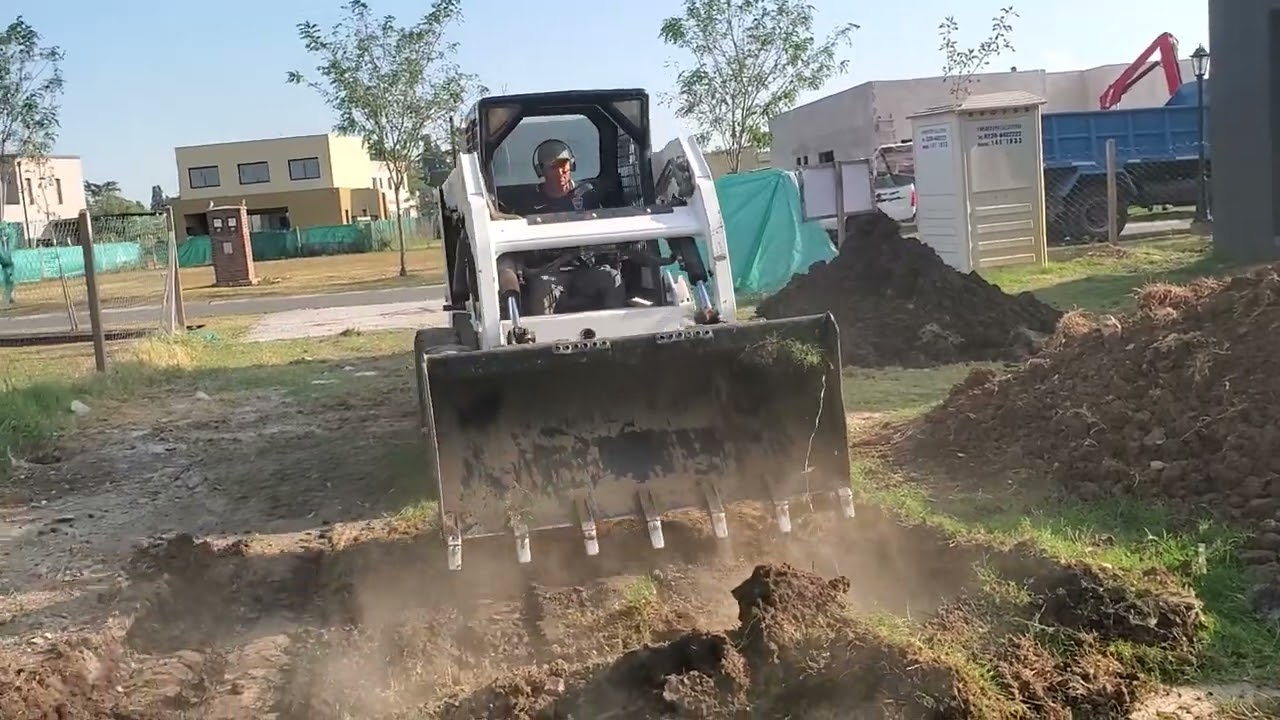 limpieza terreno #bobcat