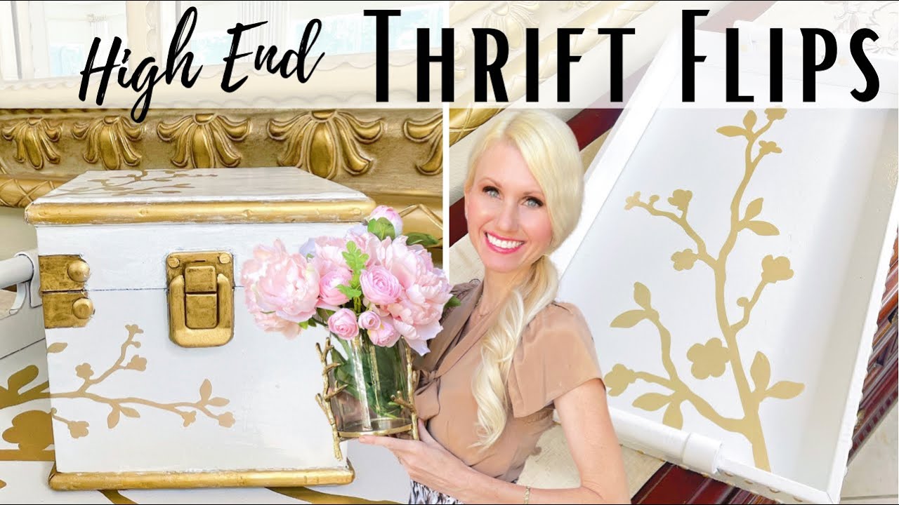 AMAZING HIGH END THRIFT FLIPS | DIY HOME DECOR ON A BUDGET!