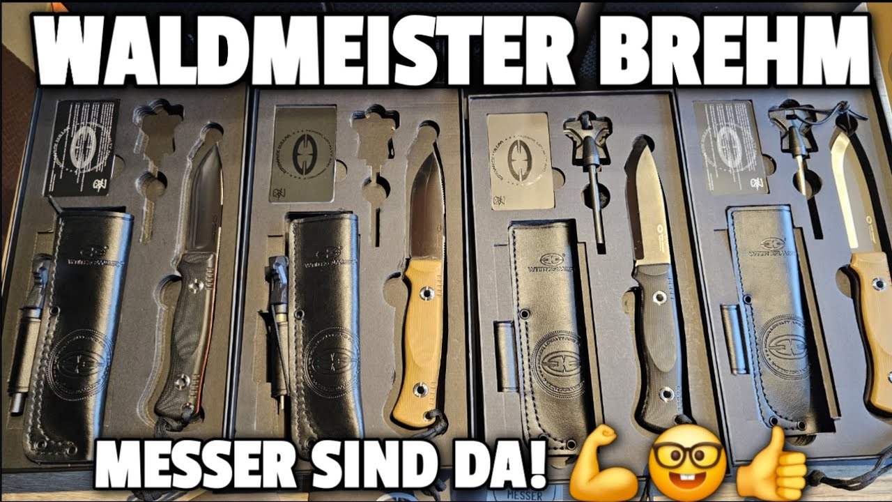 🇩🇪 WALDMEISTER BREHM Messer sind eingetroffen und verfügbar 💪🤓👍