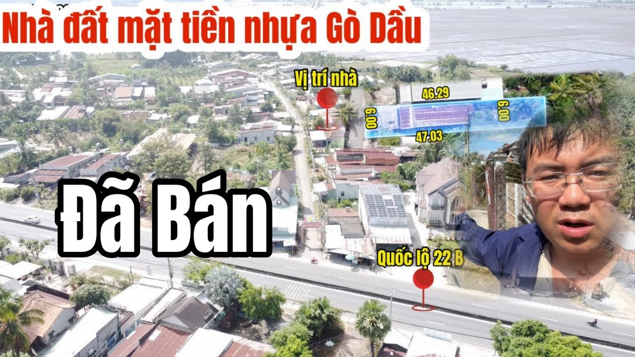 đã bán nhà 6x47 tc 100m2 mặt tiền nhựa gần chợ gò dầu gái rẻ tụt quần