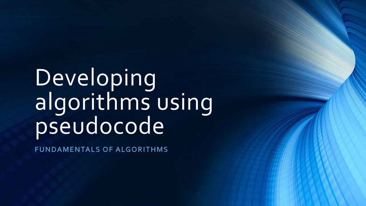 GCSE Computer Science: Developing algorithms using pseudocode