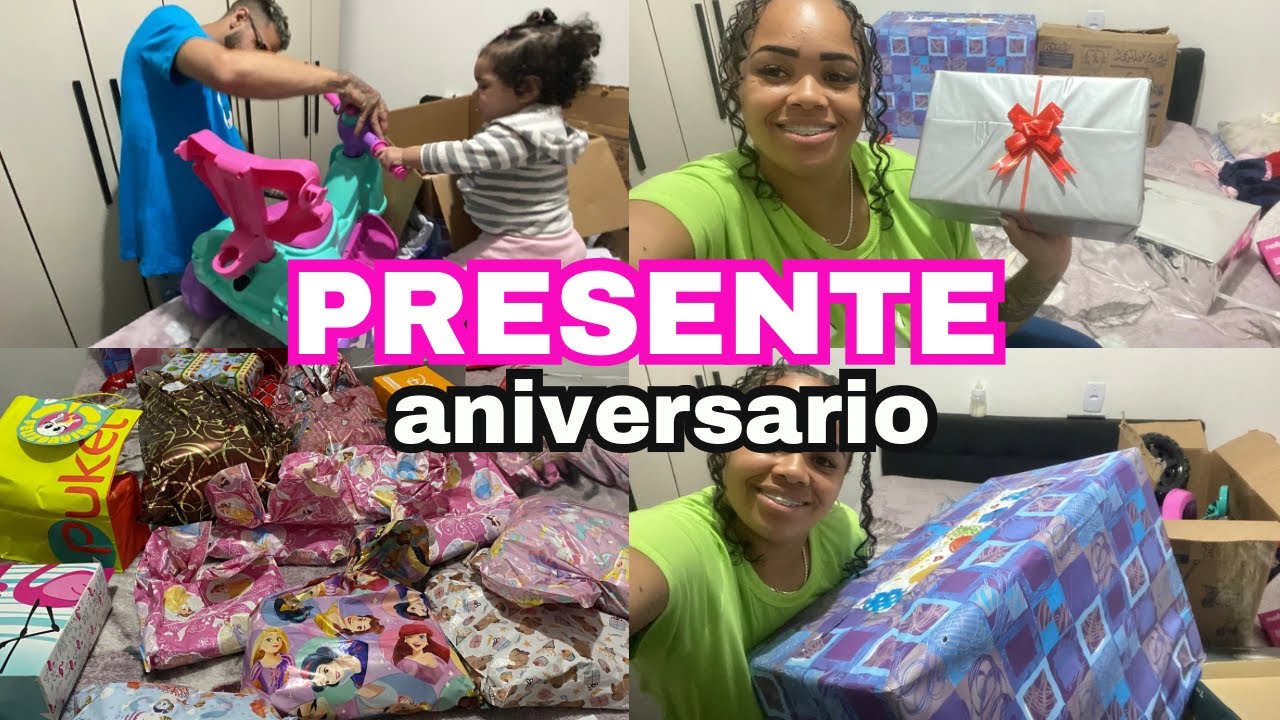 ABRINDO OS PRESENTES DE ANIVERSÁRIO DE 1 ANO DA ÍSIS EMANUELLY 💕🥳😍 @Ashley Couto