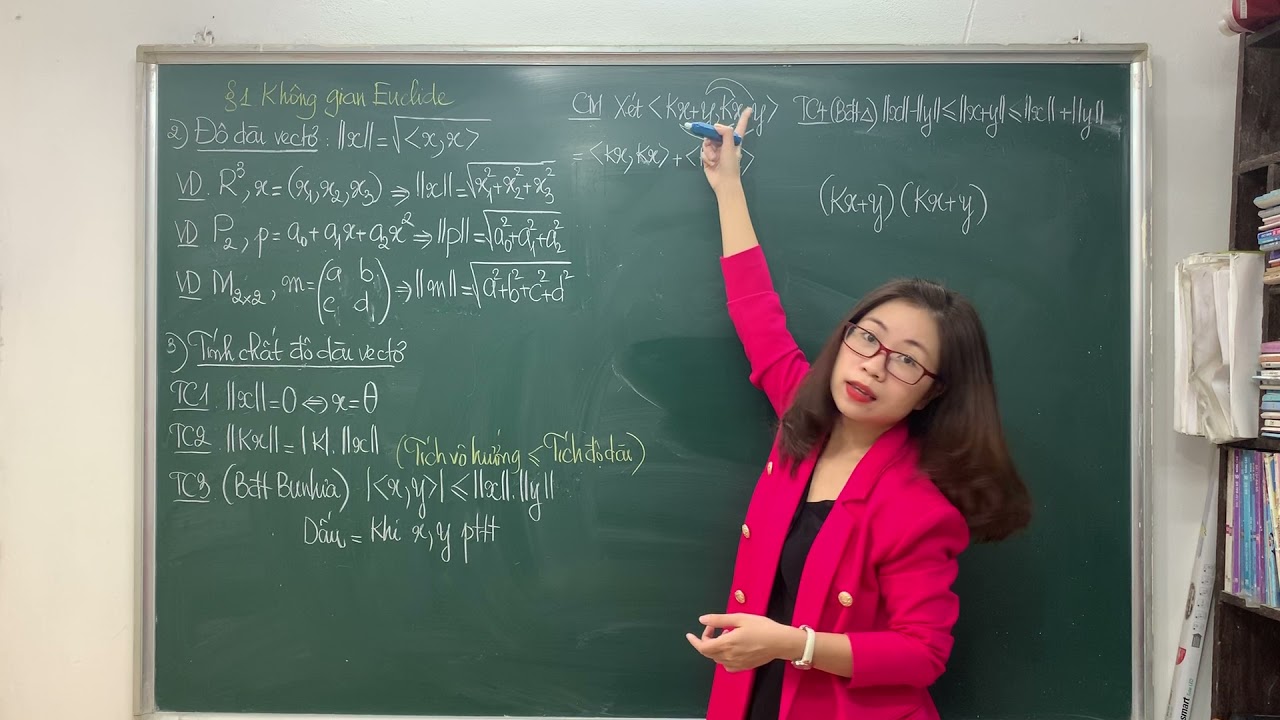 Đại số tuyến tính. Chương 5 - Bài 1. Không gian Euclide P2