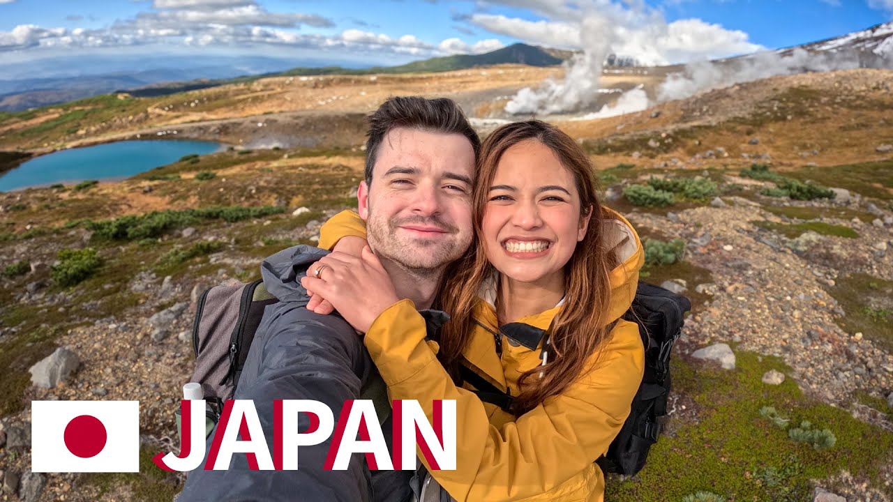 We went to Hokkaido's highest volcano - Hiking in JAPAN 🇯🇵