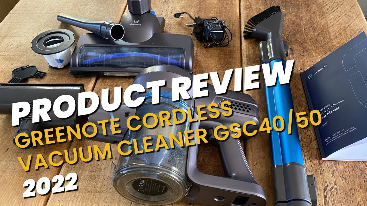 Greenote Cordless Vacuum Cleaner.  2022 Review by Squeak and Bubbles #greenotecordlessvacuum