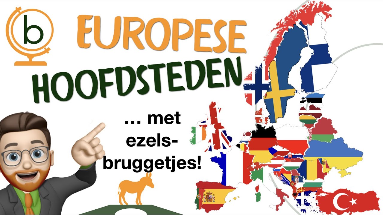 Onthoud alle Europese hoofdsteden met deze Handige Ezelsbruggetjes