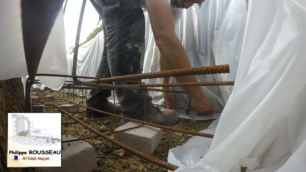 Construire un mur de soutènement et ses fondations - Partie 2