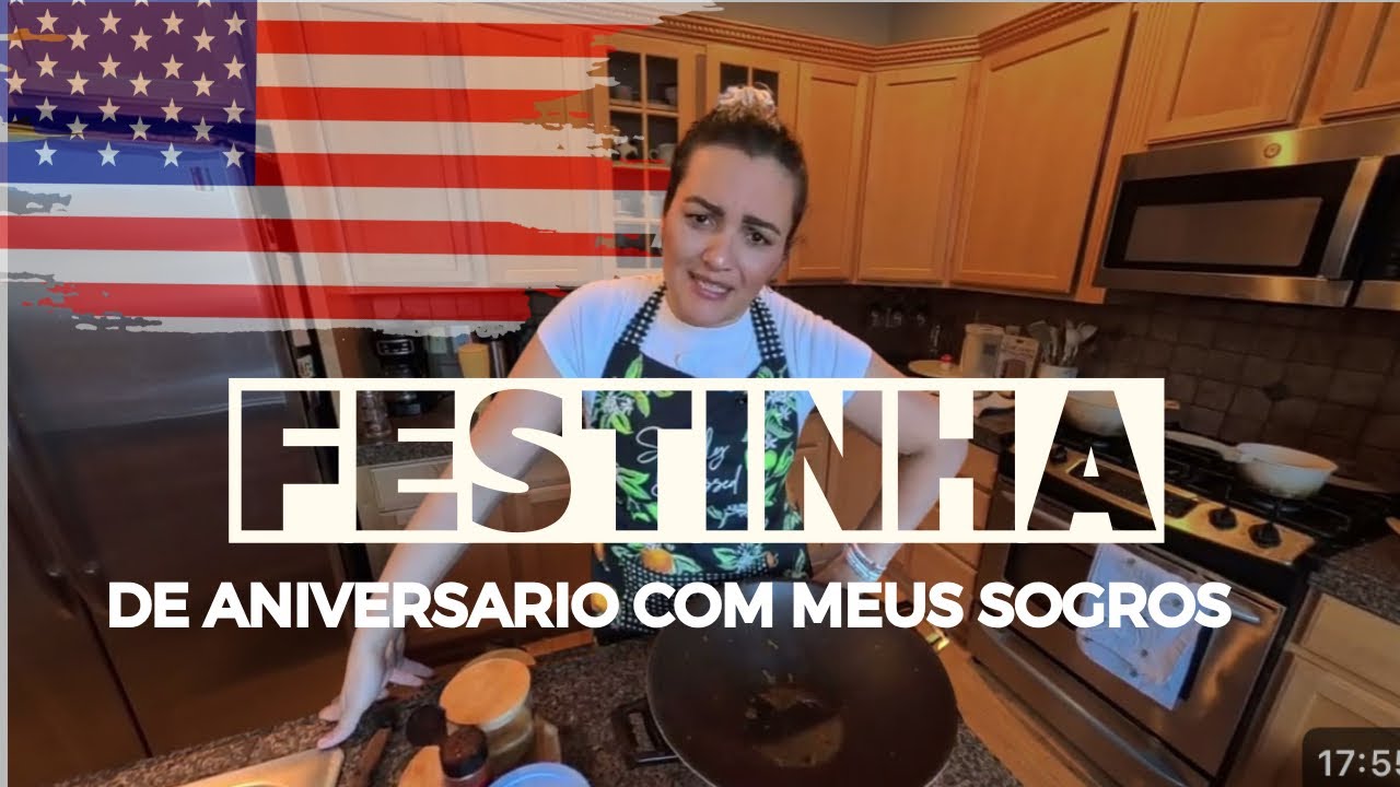Festa de aniversário simples… mas com comidinha mineira que conquistou os gringos🇺🇸