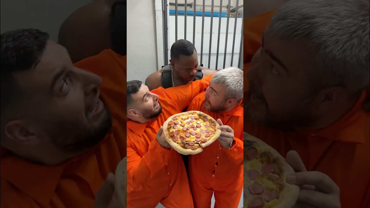 Pizza in Jail! @albert_cancook @ChefRush #jail #pizza #skit