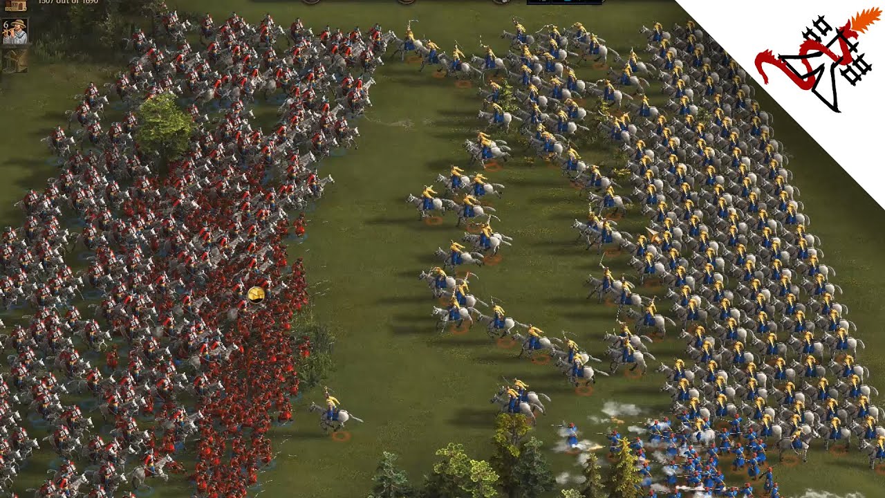 Cossacks 3 - 1v1v1v1 HARD MATCH | Multiplayer Gameplay