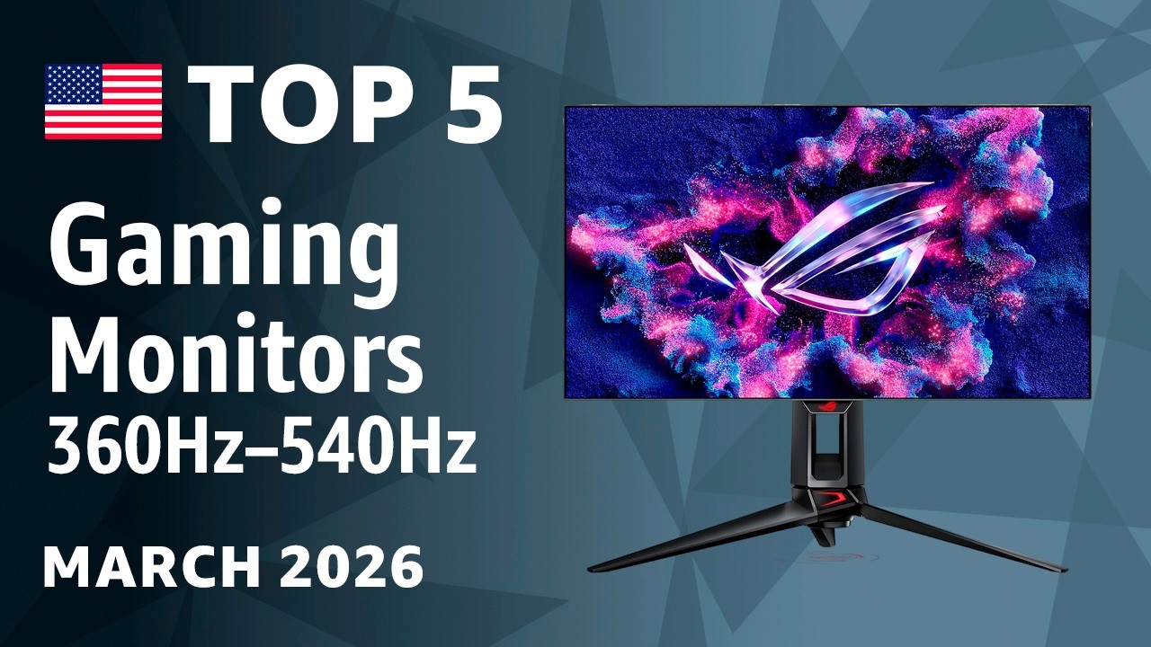 TOP—5. Best Gaming Monitors (360Hz–540Hz) February 2026