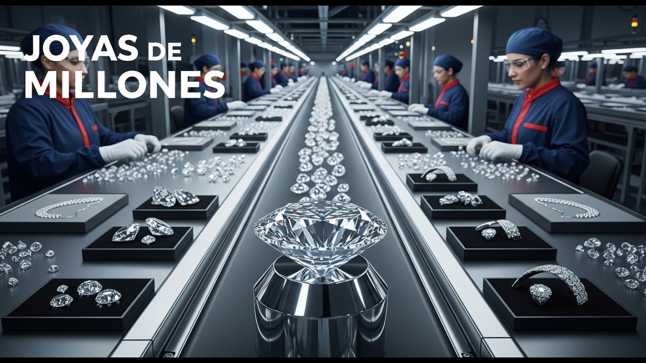 Dentro de la Fábrica de Joyería de Diamantes — Cómo se Engarzan Piezas EXCLUSIVAS (Proceso Completo)