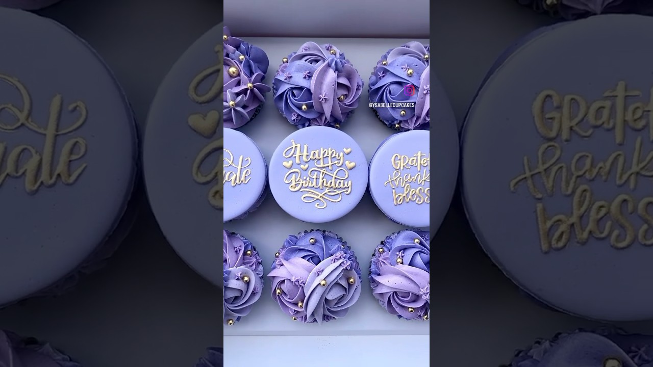 Magical is an understatement for these purple pieces #shorts #cupcake