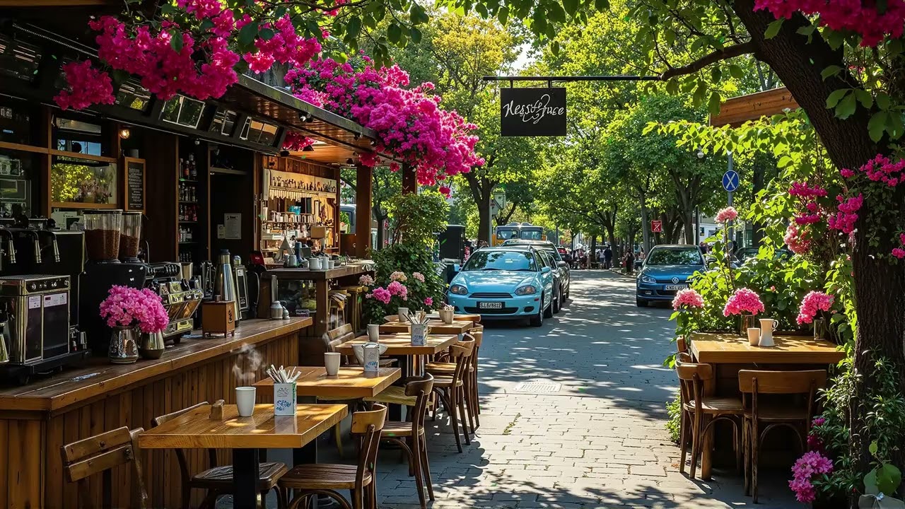 Spring Street Coffee Jazz ☕ Smooth Jazz Music for Relaxing City Walks & Café Vibes