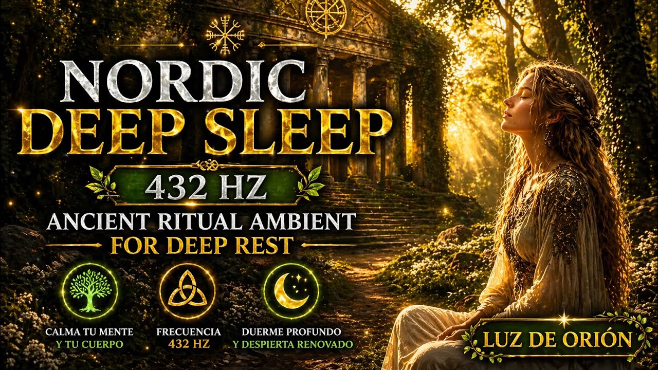 Nordic Deep Sleep 432 Hz | Ancient Ritual Ambient for Deep Rest (1 Hour)