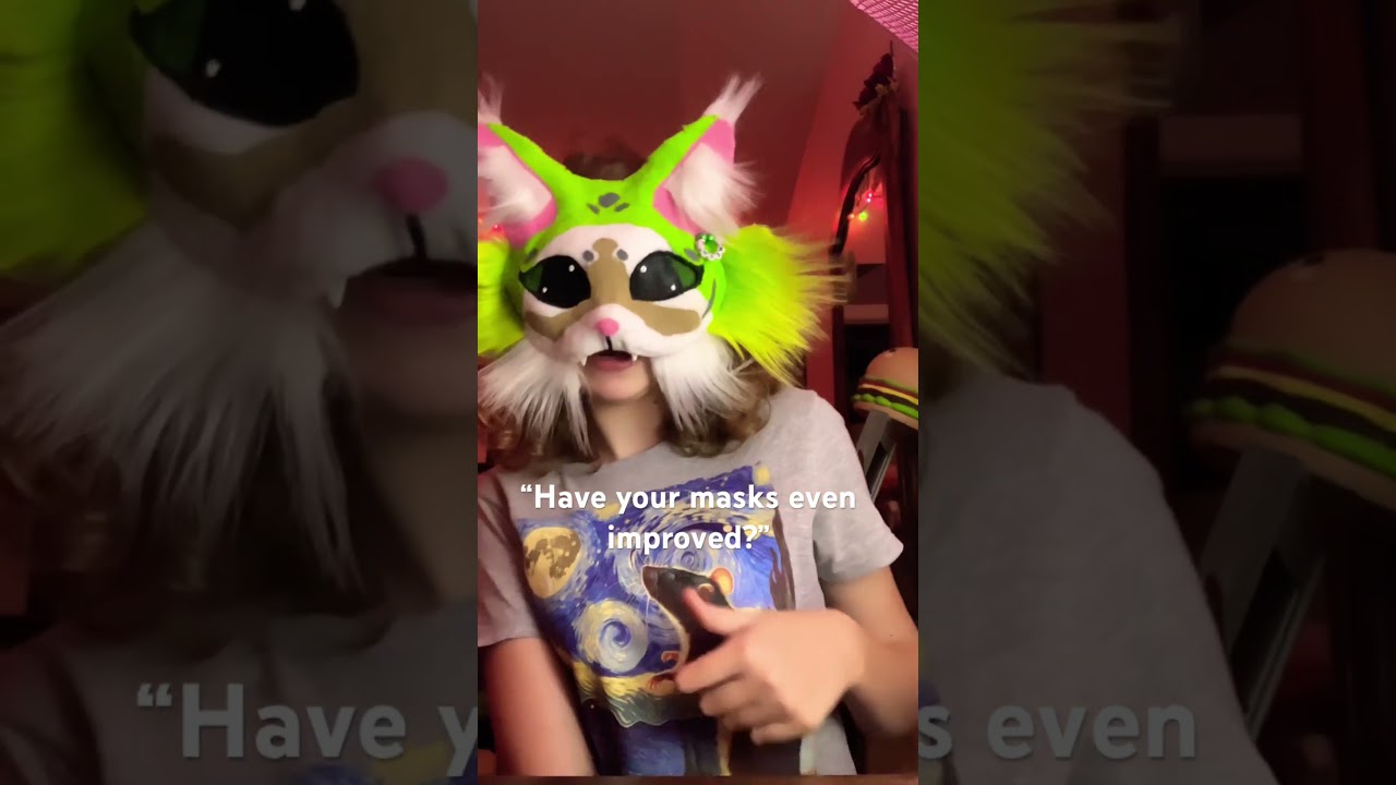 Moje pierwsze maski były takie złe😭🙏 #therian #furry #alterhuman #maskmaking #therianmask #fyp