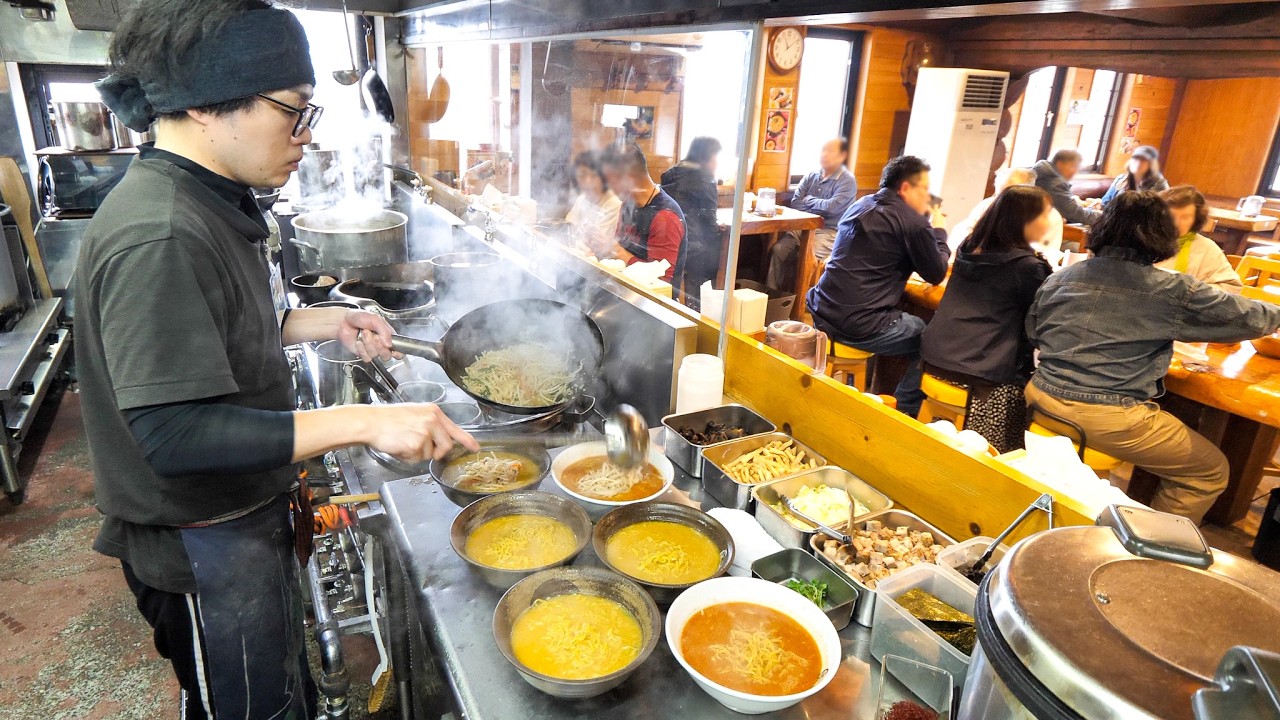 札幌最強ラーメンチェーン店！ロードサイド北海道ラーメン屋に密着丨Hokkaido Miso Ramen