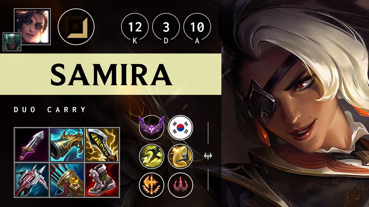 Samira ADC vs Draven - KR Master Patch 25.21
