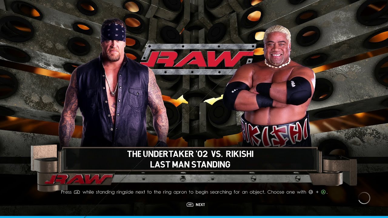 WWE 2K22 Undertaker Vs Rikishi
