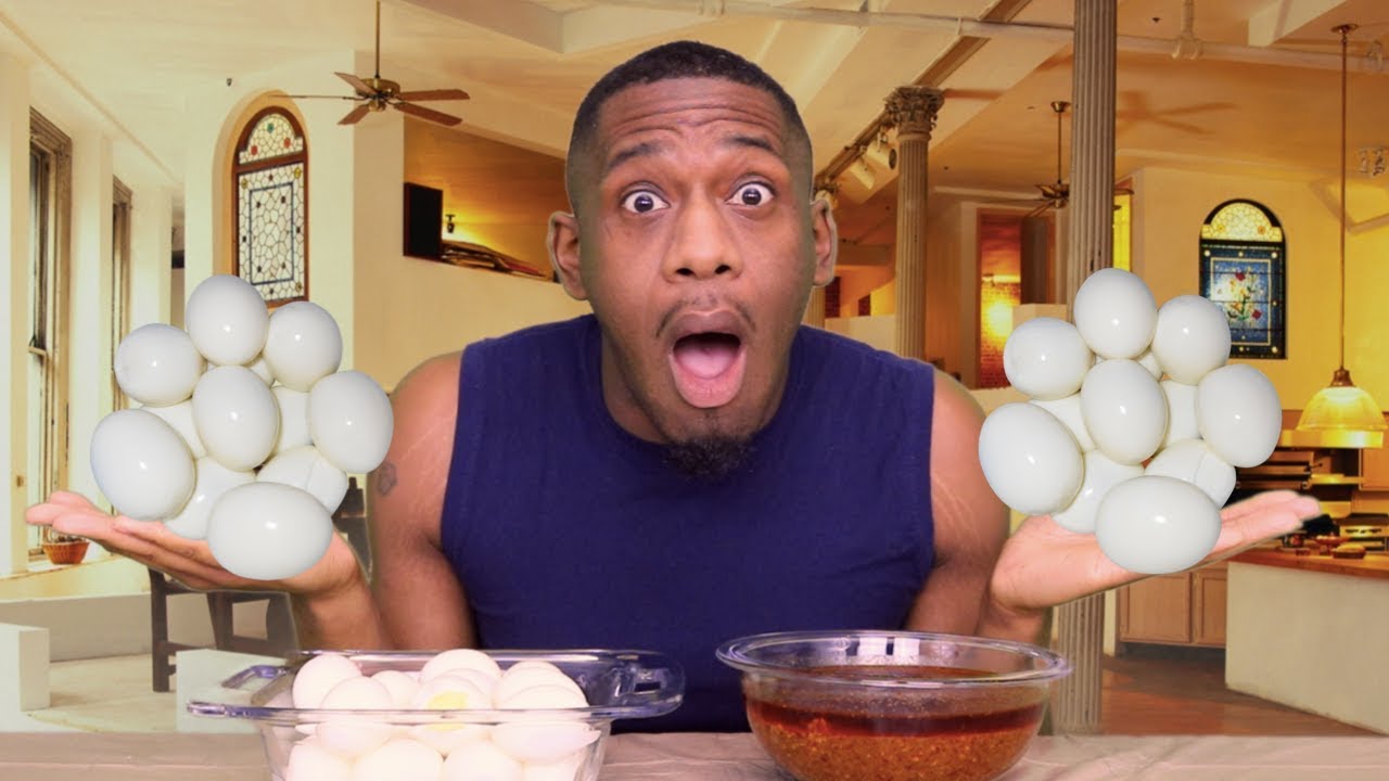 24 BOILED EGGS CHALLENGE