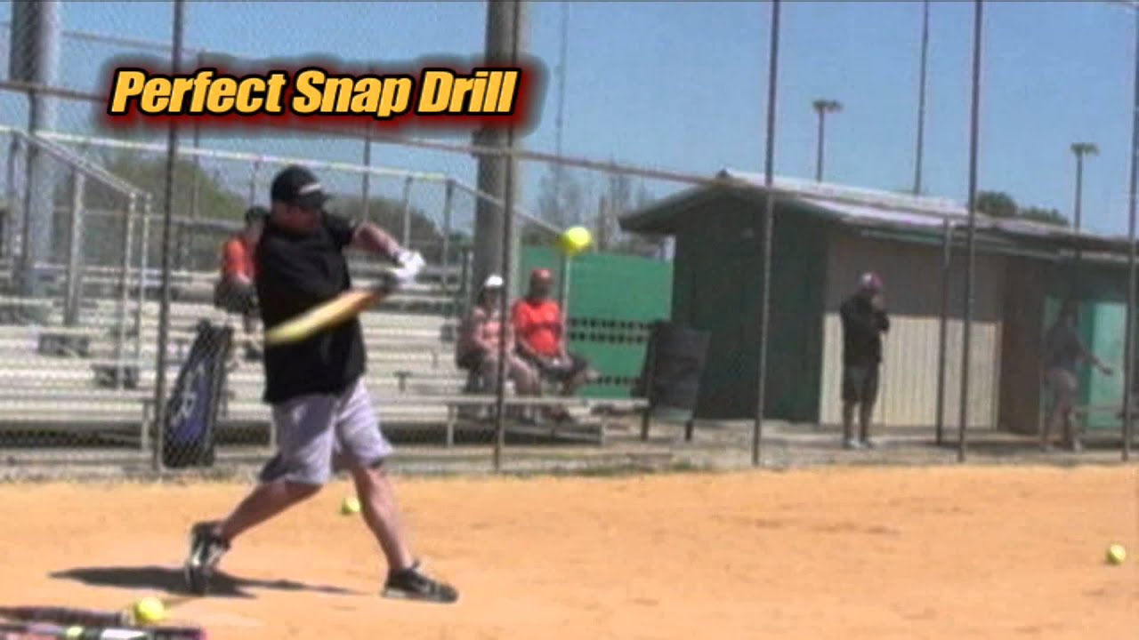 Softball Hitting. Simple Drill teaches Perfect Wrist Snap.Pros discuss snapSM#19