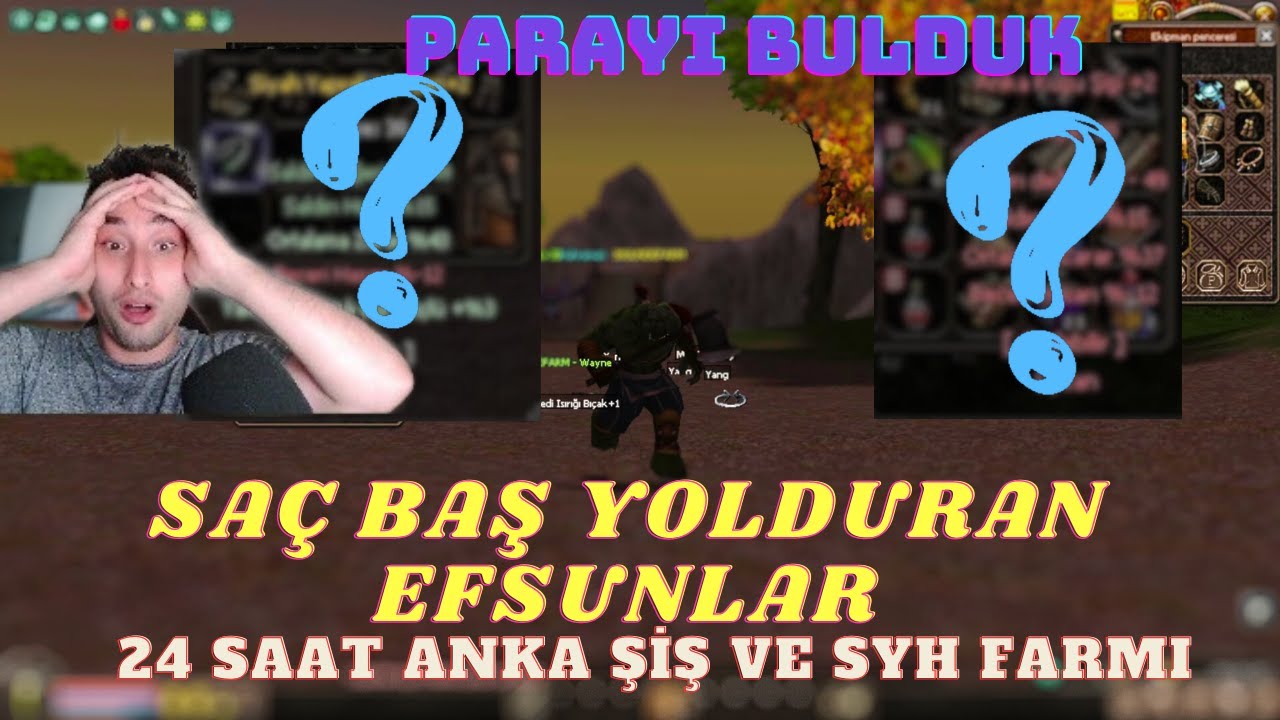 WAYNE İLE FARM#5| 24 SAAT ANKA ŞİŞ VE SYH FARMI! KAFAYI YEDİRTEN EFSUNLAR!! PARAYI KIRDIK!#metin2tr