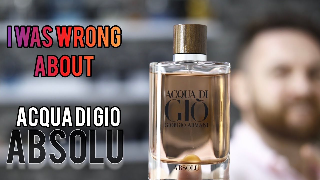I Was Wrong About Acqua Di Gio Absolu by Giorgio Armani ! Rasasi Hawas  As A Good Alternative!