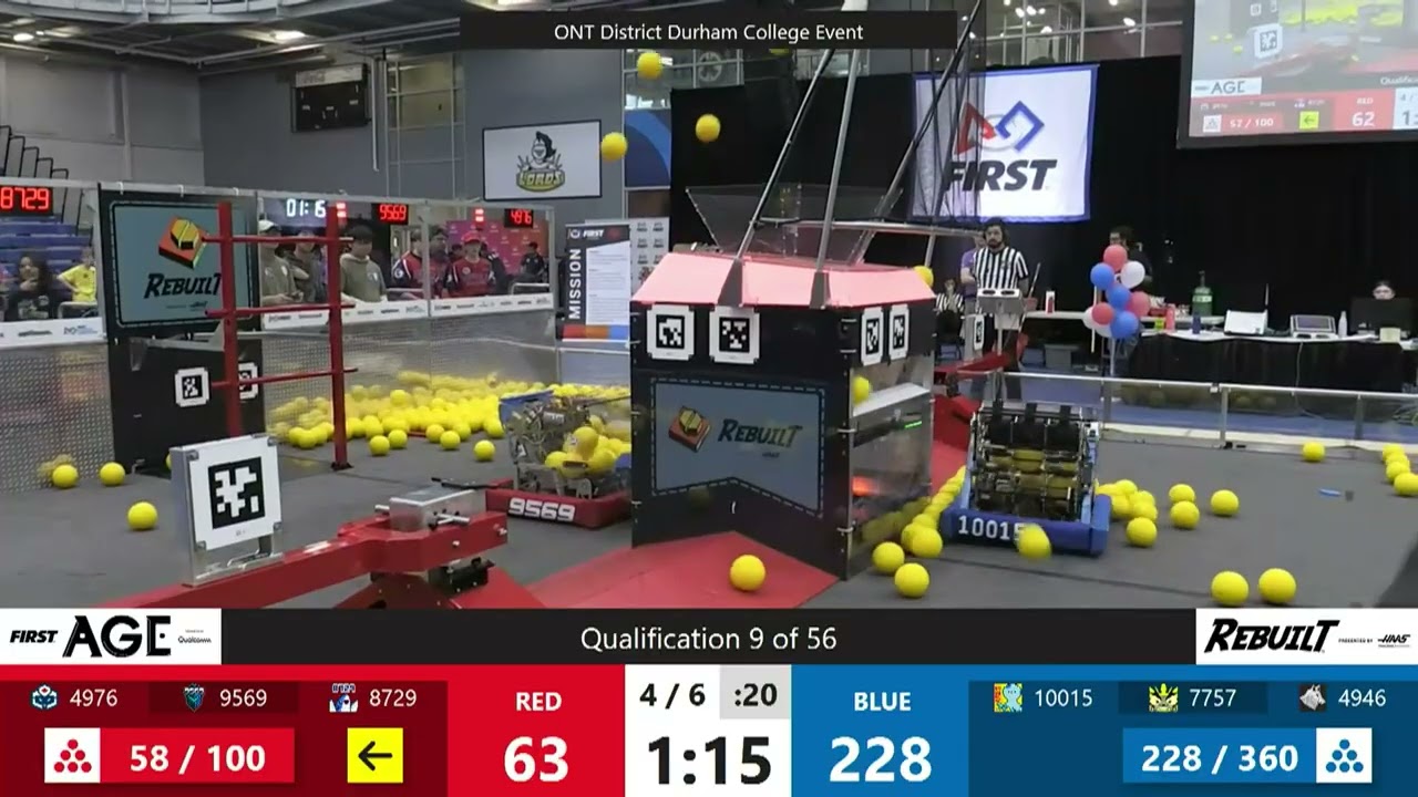 Qualification 9 - 2026 FRC ONT District Durham College Event