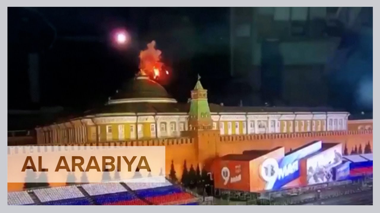 MOMENT: Video said to show alleged Ukrainian drone attack on Kremlin