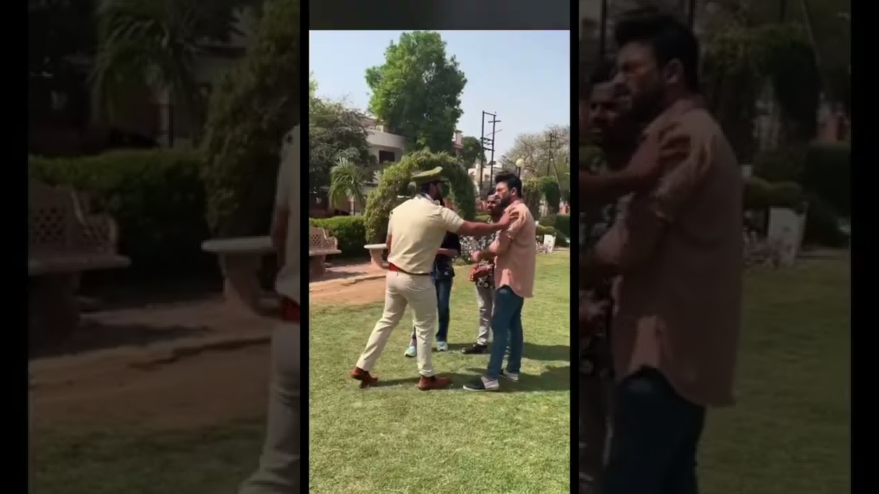 Girlfriend Boyfriend ko park Mai  pakda police ne #legalbaba #law #ashishdawar