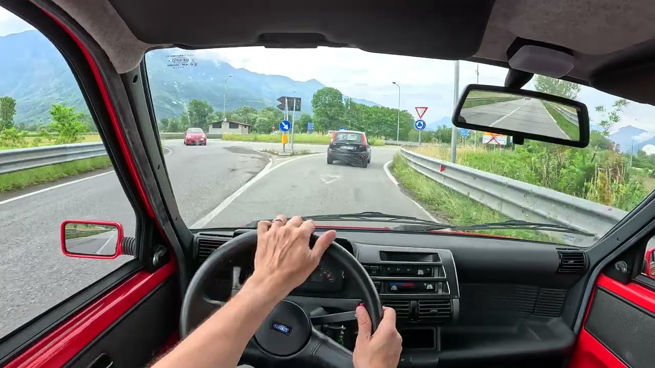 POV - 1995 Fiat Cinquecento Sporting - Como Lake (Italy)