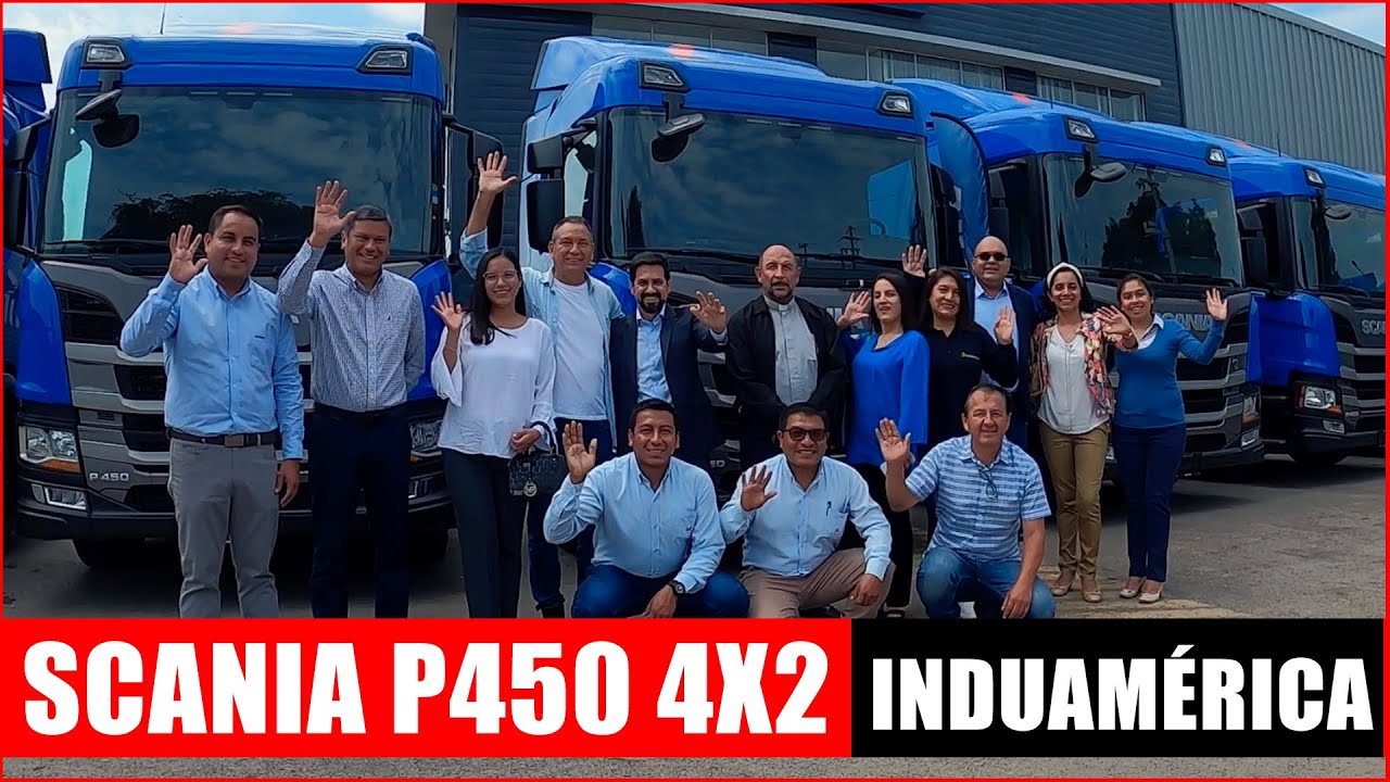 Scania entrega 20 remolcadores P450 4x2 a la empresa Induamérica Servicios Logísticos