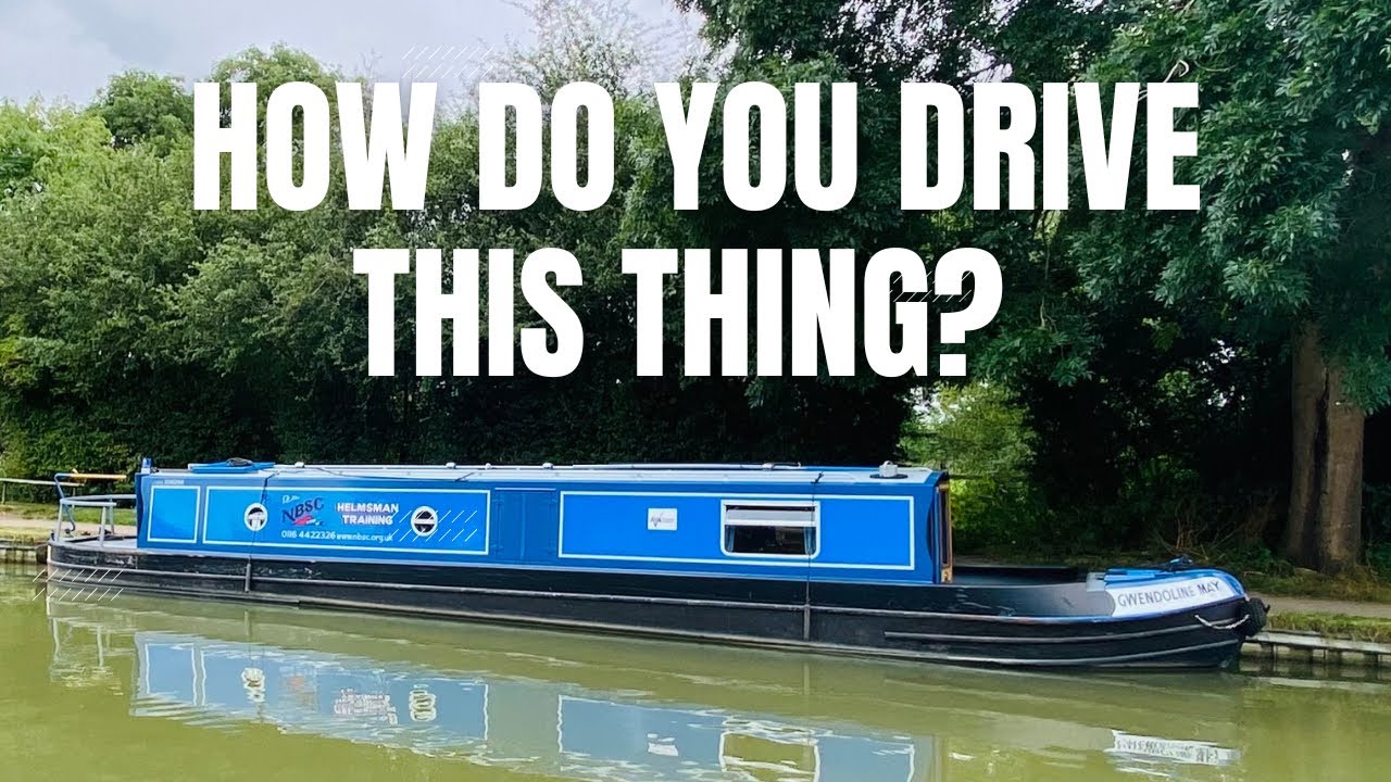 Learning to Drive a Canal Narrowboat On A Helmsman Course