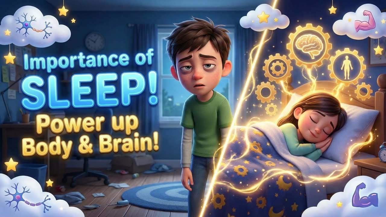 Why is Sleep Important? 😴🧠 How Your Brain & Body Power Up While You Rest Explained!
