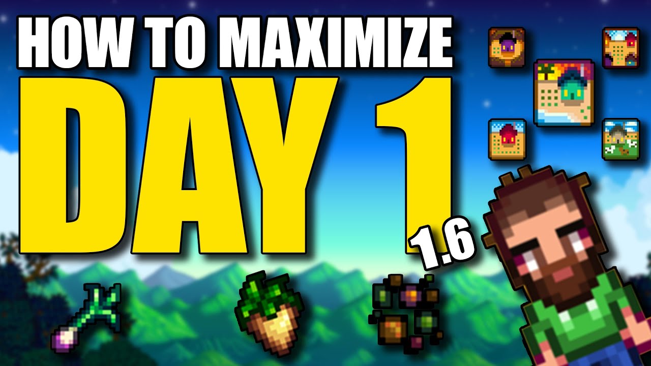 The Ultimate Day 1 Guide | Stardew Valley 1.6.15