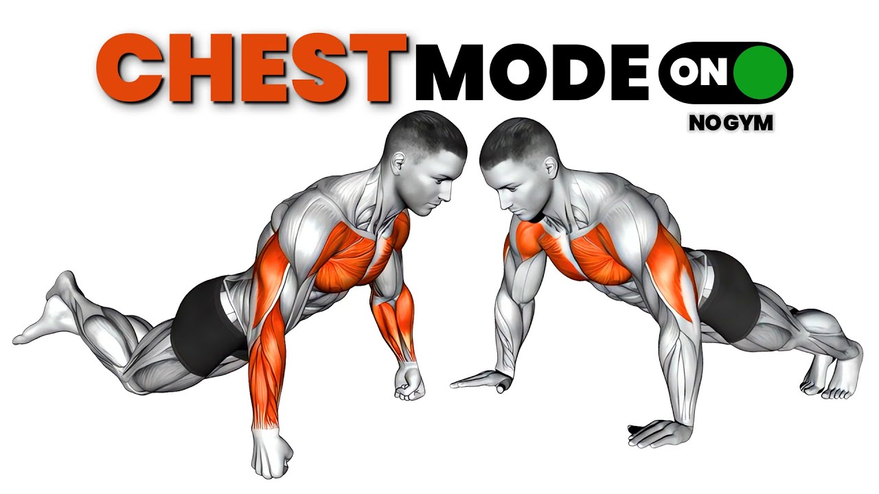 Chest Workout at Home | Full Chest Activation Using Push-Up Variations (No Equipment)