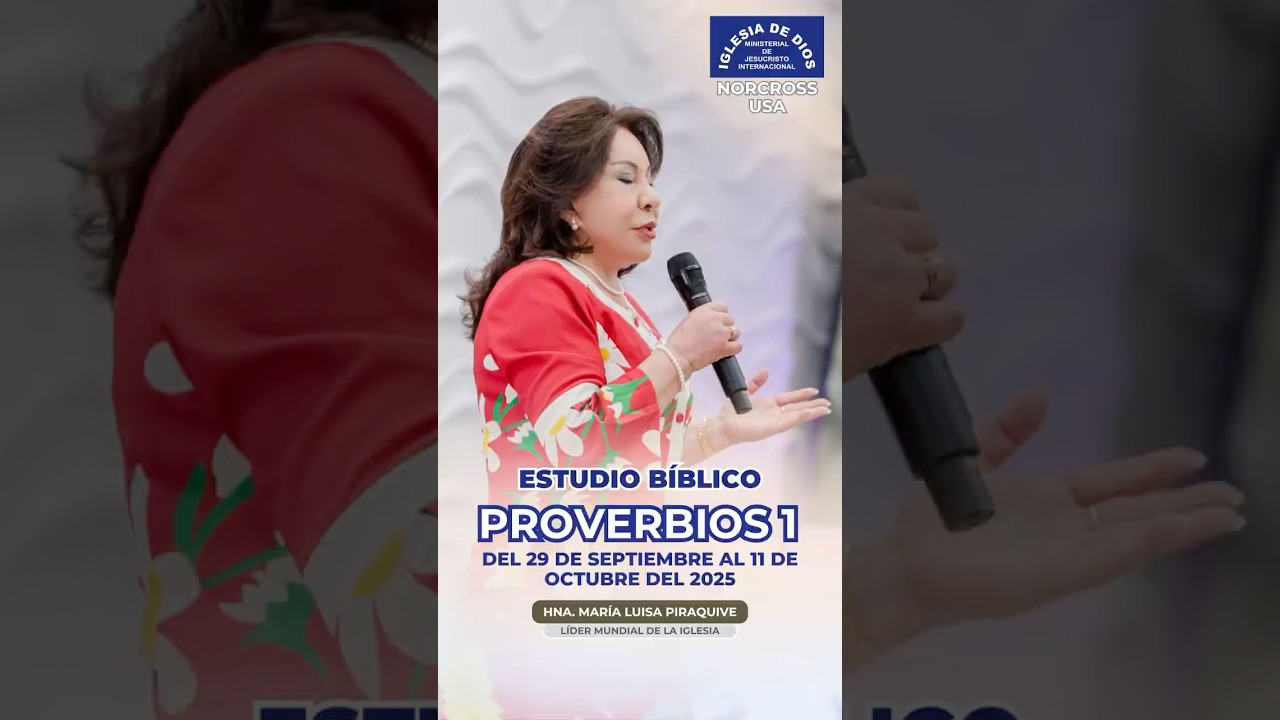 Avance: Estudio B&iacute;blico, Proverbios 1 - Norcross - 29 de septiembre al 11 de octubre de 2025 #idmji