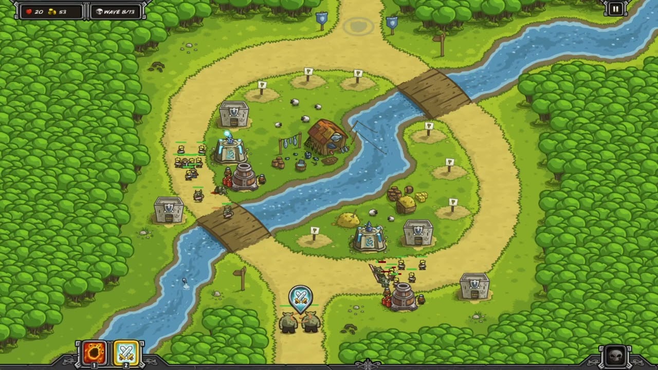 Twin Rivers (Veteran) no hero walkthrough