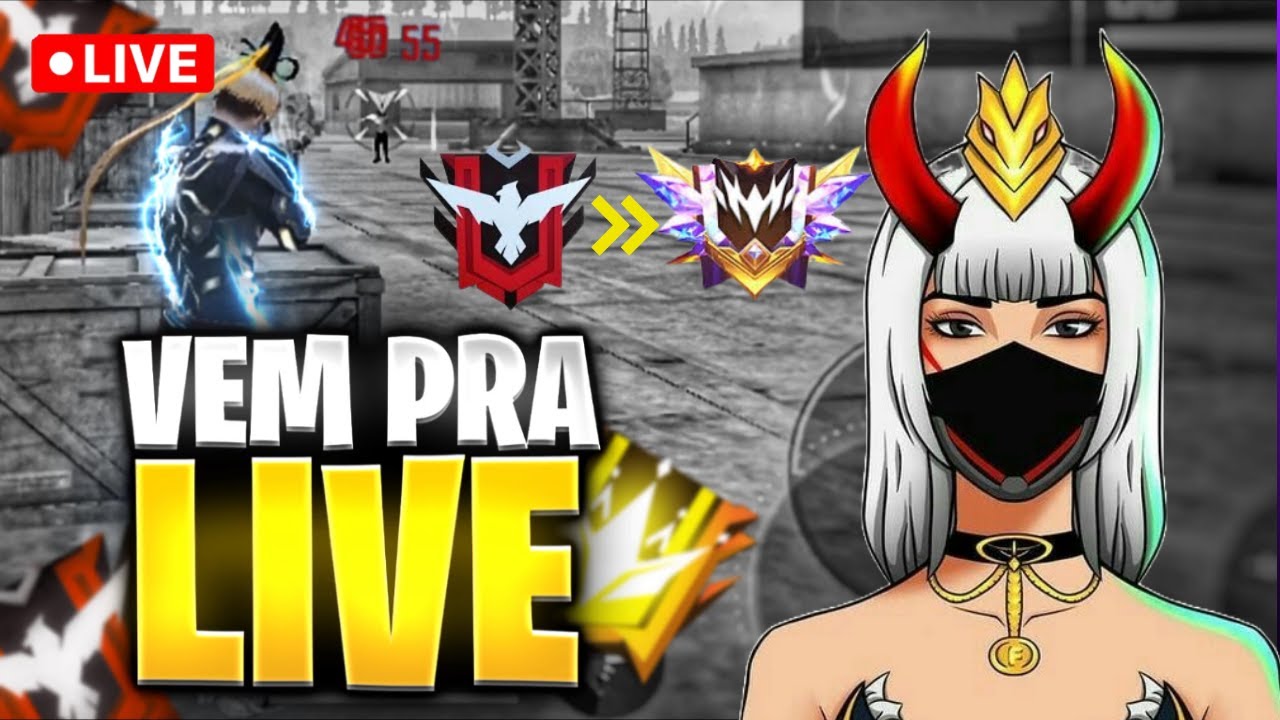 VEM PRA LIVE🟣LIVEZINHA ON DE CADA DIA🟣BORA JOGAR FF🟣BR E CS RANK🟣CÓDIGO🟣4X4 PARA INSCRITOS🟣AO VIVO🟣