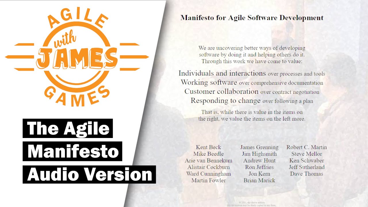 Agile Manifesto – Audio Version - English